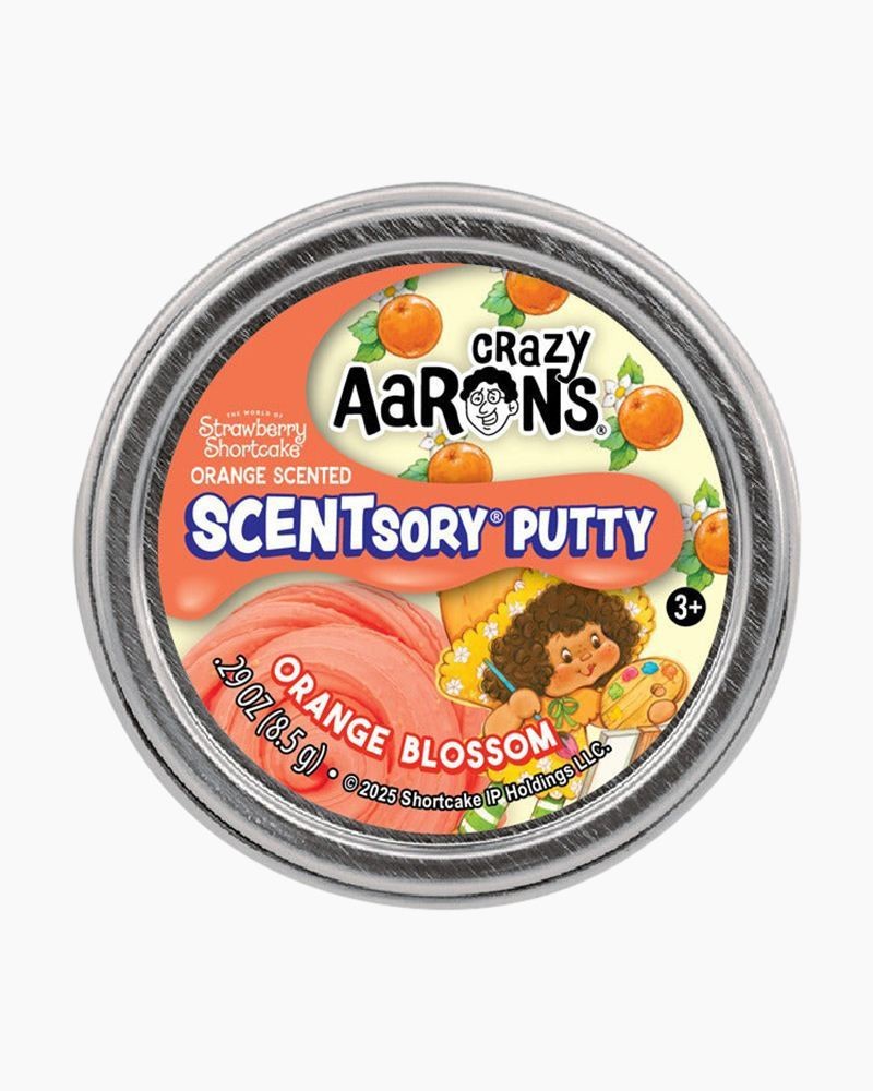 Crazy Aaron's Mini SCENTsory Orange Blossom Thinking Putty