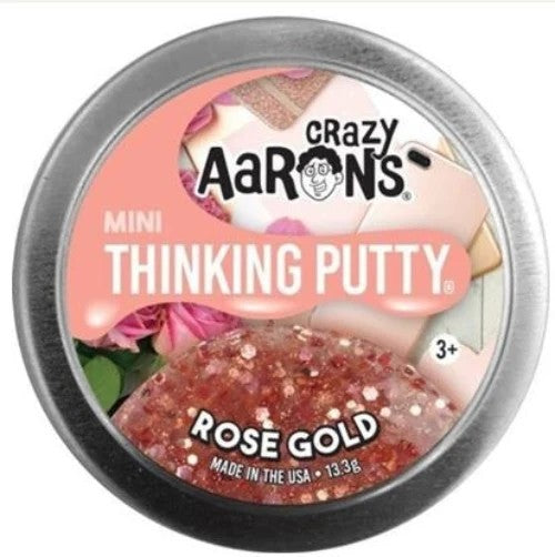 Crazy Aaron's Mini Thinking Putty Rose Gold