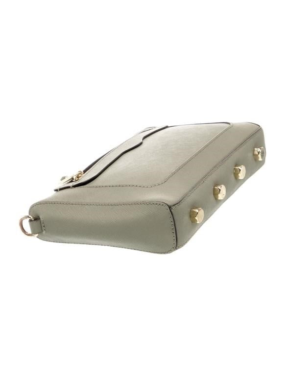 Rebecca Minkoff Grey Leather Zip Closure Hobo