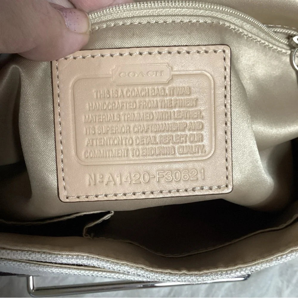 Coach Taylor Foiled Flap Shoulder Bag