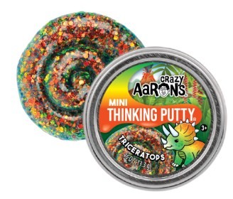 Crazy Aaron's Triceratops Mini Thinking Putty