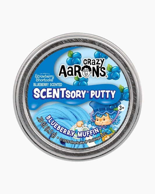 Crazy Aaron's Mini SCENTsory Blueberry Muffin Thinking Putty