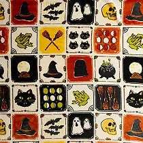 The Big One® Halloween Oversized Supersoft Plush Throw Blanket — Halloween Tiles