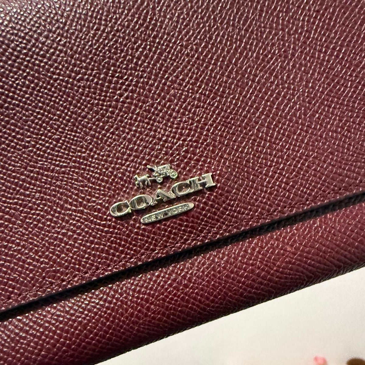 Coach Vintage Burgundy Wallet (423)