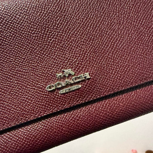 Coach Vintage Burgundy Wallet (423)