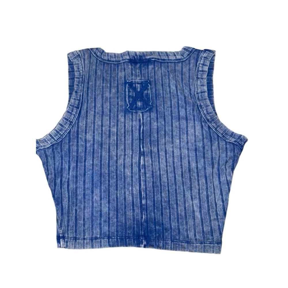 Zenana Ribbed Crop Top
