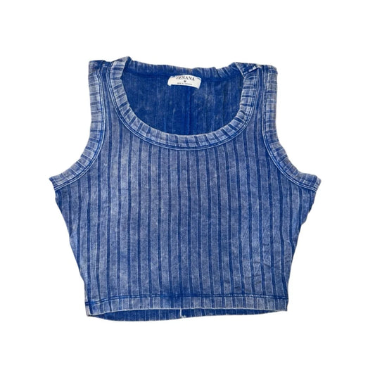 Zenana Ribbed Crop Top