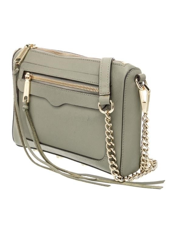 Rebecca Minkoff Grey Leather Zip Closure Hobo